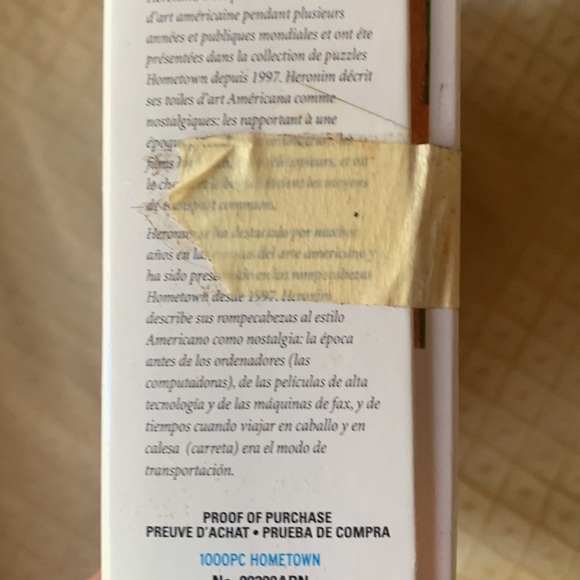 Folk art signed print puzzle - Picture 7 of 9